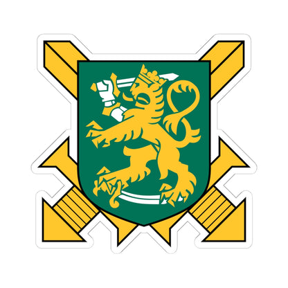 Suomen Maavoimien tunnus (Finland) (Coat of Arms) STICKER Vinyl Kiss-Cut Decal