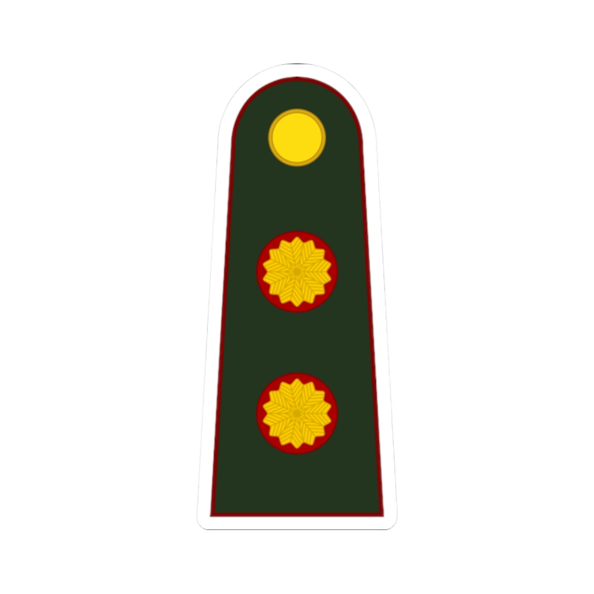 Argentina Army OF 7 (Argentina) (Military Rank) STICKER Vinyl Kiss-Cut Decal