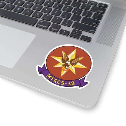 Marine Tactical Air Command Squadron 38 (USMC) STICKER Vinyl Kiss-Cut Decal