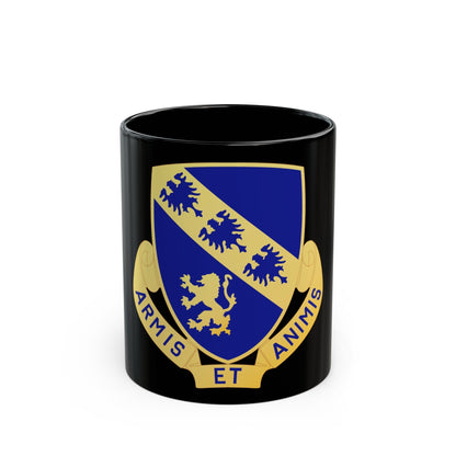 317th Infantry Regiment (U.S. Army) Black Coffee Mug-11oz-The Sticker Space