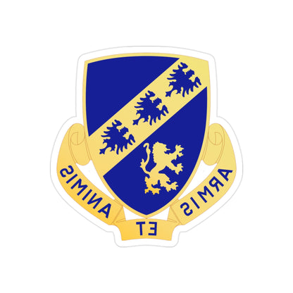 317th Infantry Regiment (U.S. Army) REVERSE PRINT Transparent STICKER-2 Inch-The Sticker Space