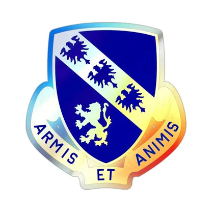 317th Infantry Regiment (U.S. Army) Holographic STICKER Die-Cut Vinyl Decal 2 Inch Holographic - The Sticker Space
