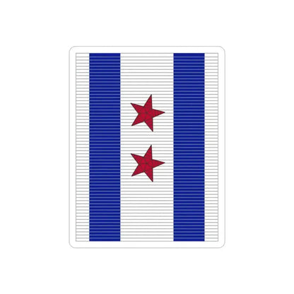 318 Cavalry Regiment (U.S. Army) REVERSE PRINT Transparent Die-Cut STICKER 2 Inch Die-Cut Transparent - The Sticker Space