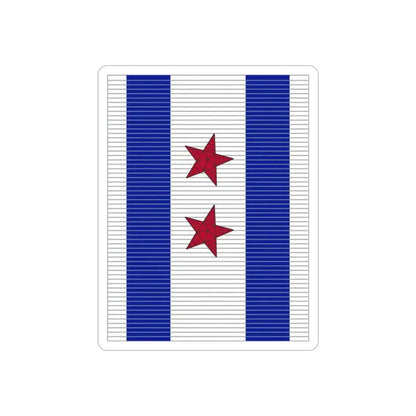 318 Cavalry Regiment (U.S. Army) REVERSE PRINT Transparent Die-Cut STICKER 3 Inch Die-Cut Transparent - The Sticker Space