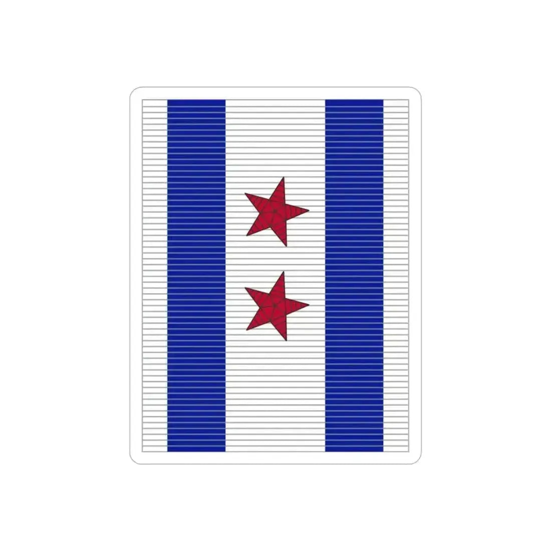 318 Cavalry Regiment (U.S. Army) REVERSE PRINT Transparent Die-Cut STICKER 4 Inch Die-Cut Transparent - The Sticker Space