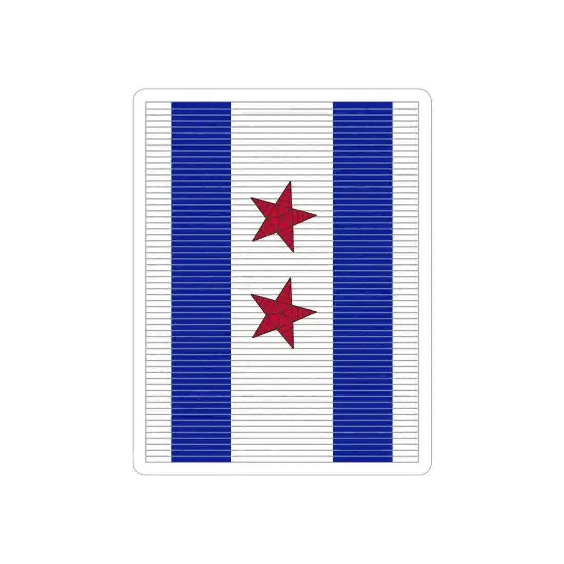 318 Cavalry Regiment (U.S. Army) REVERSE PRINT Transparent Die-Cut STICKER 5 Inch Die-Cut Transparent - The Sticker Space