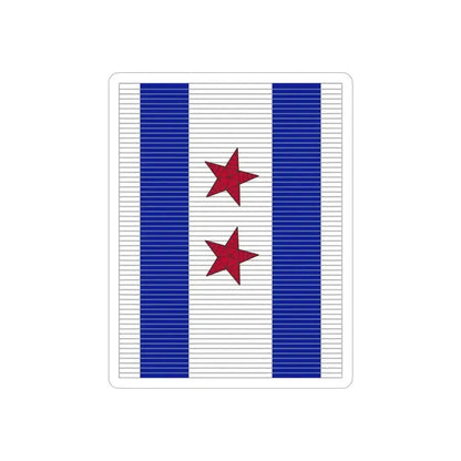 318 Cavalry Regiment (U.S. Army) REVERSE PRINT Transparent Die-Cut STICKER 5 Inch Die-Cut Transparent - The Sticker Space