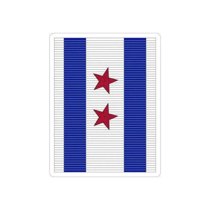 318 Cavalry Regiment (U.S. Army) REVERSE PRINT Transparent Die-Cut STICKER 6 Inch Die-Cut Transparent - The Sticker Space