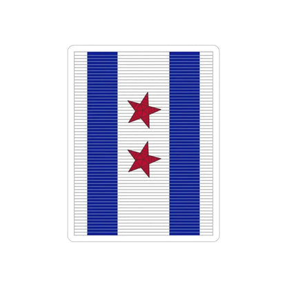 318 Cavalry Regiment (U.S. Army) REVERSE PRINT Transparent Die-Cut STICKER - The Sticker Space