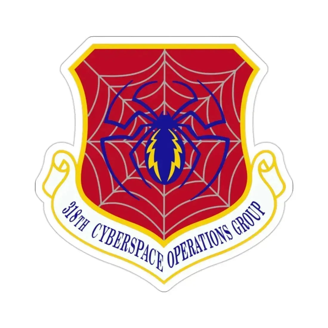 318 Cyberspace Operations Group ACC (U.S. Air Force) STICKER Vinyl Die-Cut Decal 2 Inch - The Sticker Space