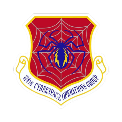 318 Cyberspace Operations Group ACC (U.S. Air Force) STICKER Vinyl Kiss-Cut Decal 2 Inch White - The Sticker Space