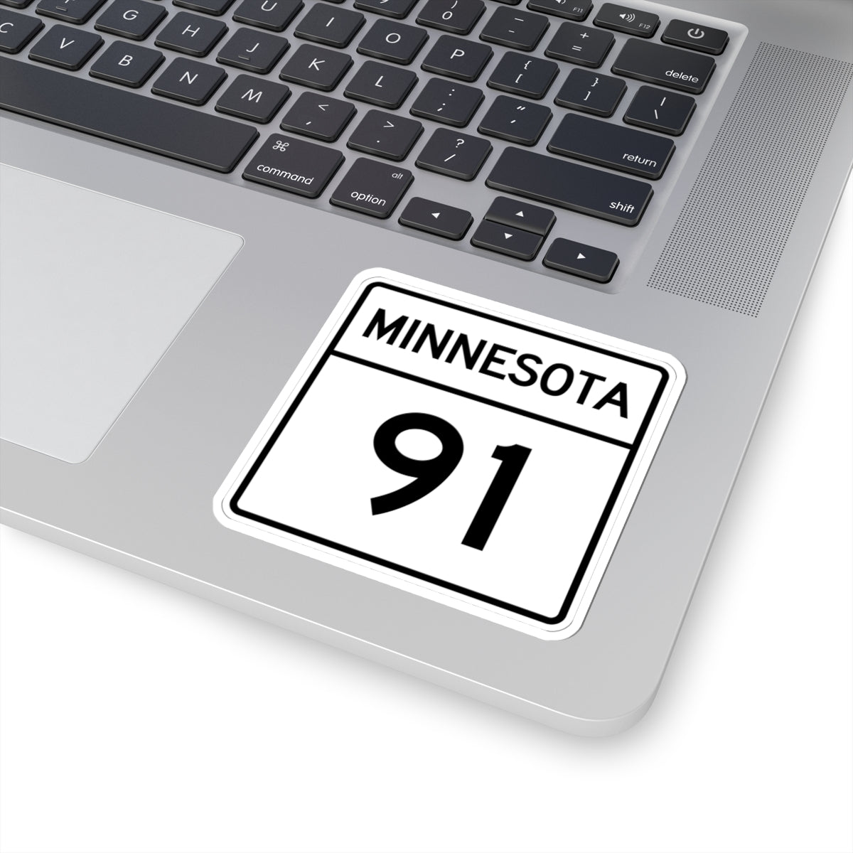 MN-91 1948 (Minnesota) (Road Sign) STICKER Vinyl Kiss-Cut Decal