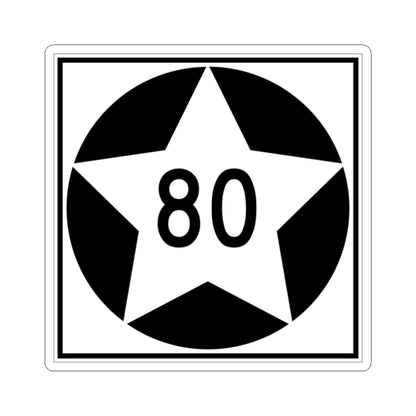 MN-80 1934 (Minnesota) (Road Sign) STICKER Vinyl Kiss-Cut Decal