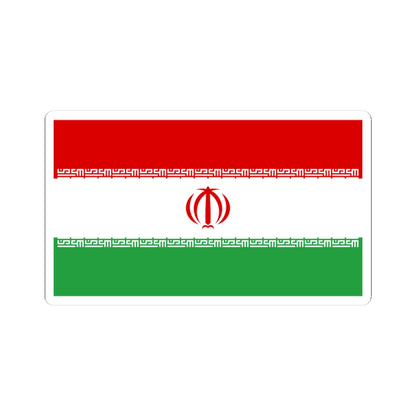 Flag of Iran upside down (Iran) STICKER Vinyl Kiss-Cut Decal