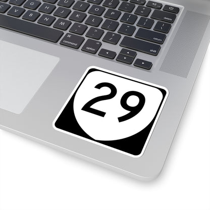 Virginia 29 (Virginia) (Road Sign) STICKER Vinyl Kiss-Cut Decal