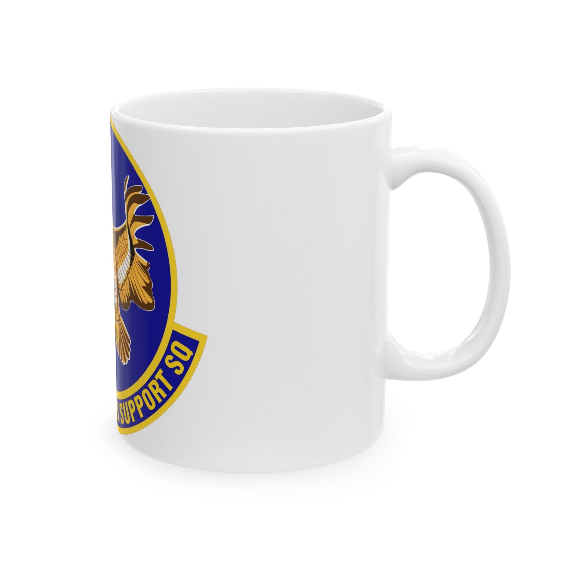 318th Operations Support Squadron (U.S. Air Force) White Coffee Mug-The Sticker Space
