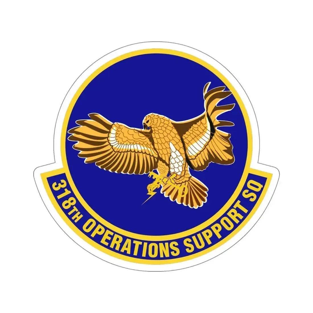 318th Operations Support Squadron (U.S. Air Force) STICKER Vinyl Die-Cut Decal 6 Inch - The Sticker Space