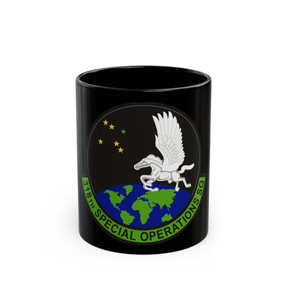 318th Special Operations Squadron (U.S. Air Force) Black Coffee Mug-11oz-The Sticker Space