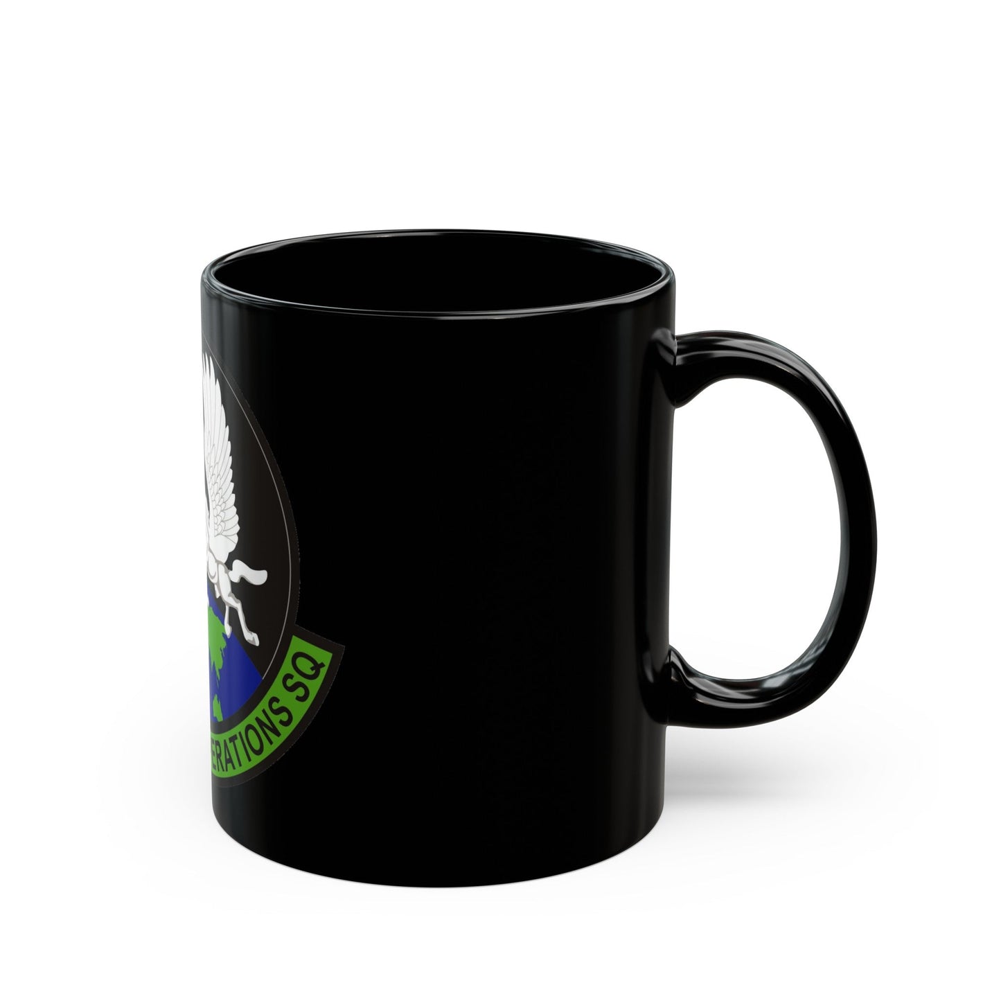 318th Special Operations Squadron (U.S. Air Force) Black Coffee Mug-The Sticker Space