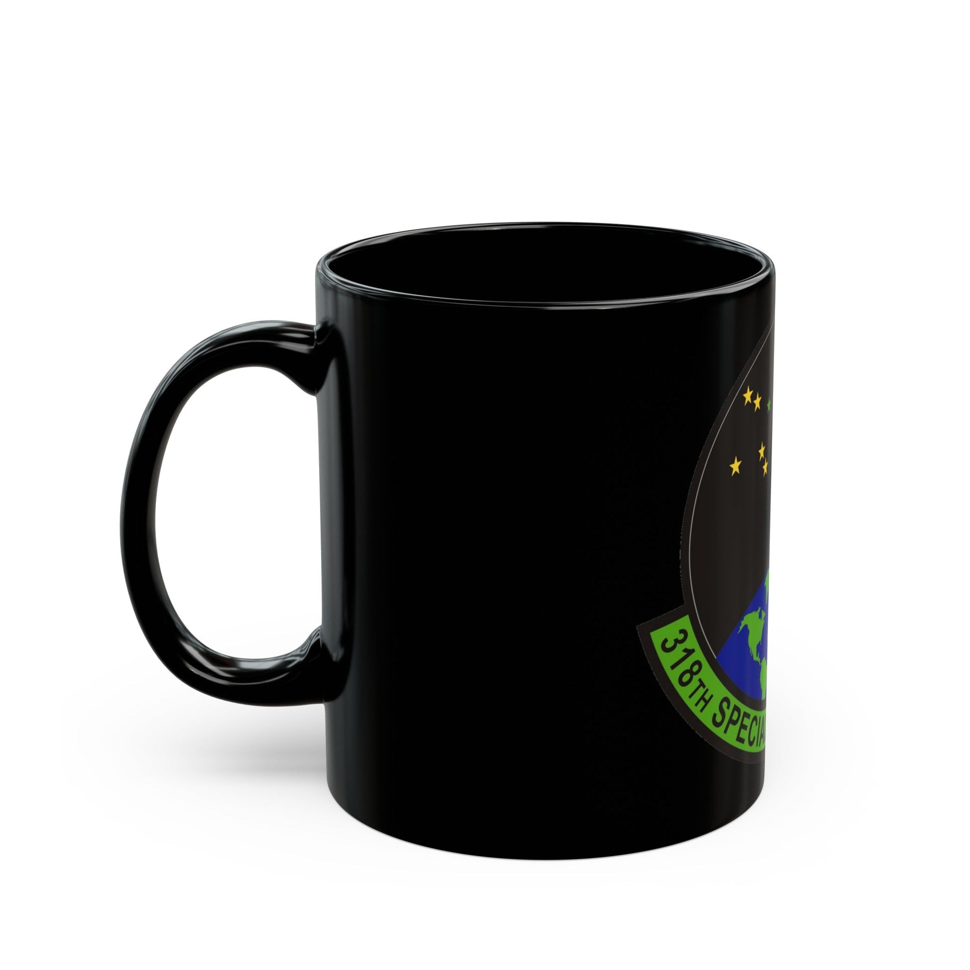 318th Special Operations Squadron (U.S. Air Force) Black Coffee Mug-The Sticker Space