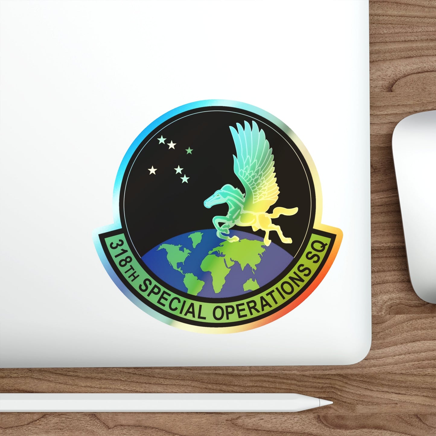 318th Special Operations Squadron (U.S. Air Force) Holographic STICKER Die-Cut Vinyl Decal-The Sticker Space