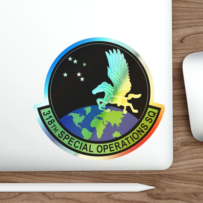 318th Special Operations Squadron (U.S. Air Force) Holographic STICKER Die-Cut Vinyl Decal-The Sticker Space