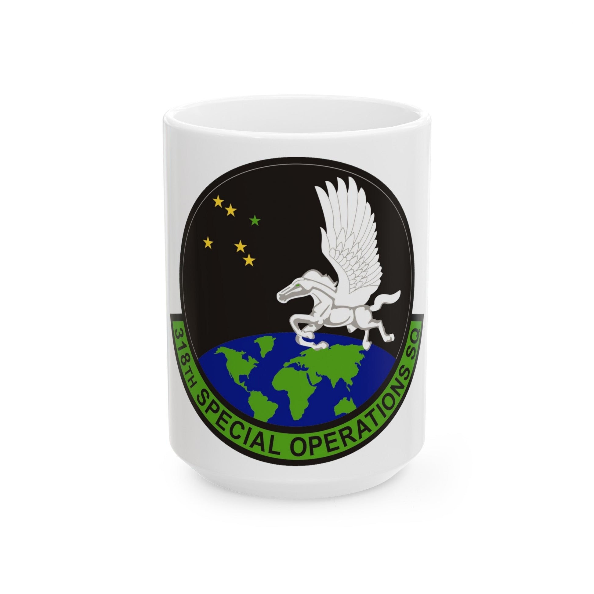 318th Special Operations Squadron (U.S. Air Force) White Coffee Mug-15oz-The Sticker Space