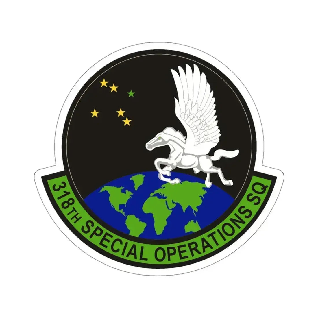 318th Special Operations Squadron (U.S. Air Force) STICKER Vinyl Die-Cut Decal 4 Inch - The Sticker Space