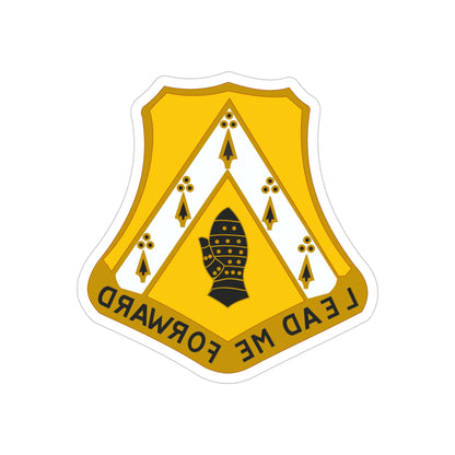 319 Cavalry Regiment (U.S. Army) REVERSE PRINT Transparent STICKER-5" × 5"-The Sticker Space