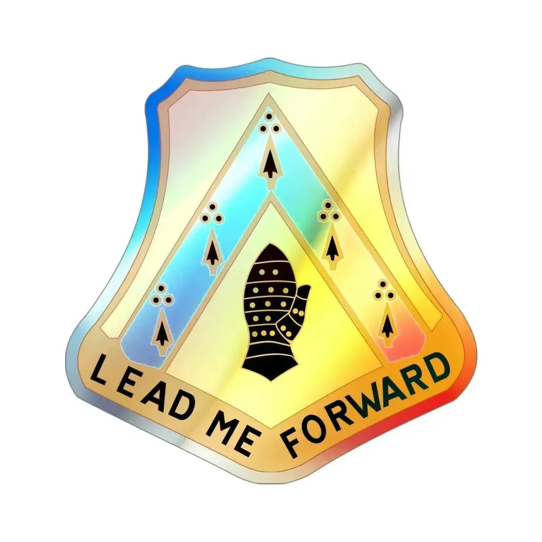 319 Cavalry Regiment (U.S. Army) Holographic STICKER Die-Cut Vinyl Decal 4 Inch Holographic - The Sticker Space