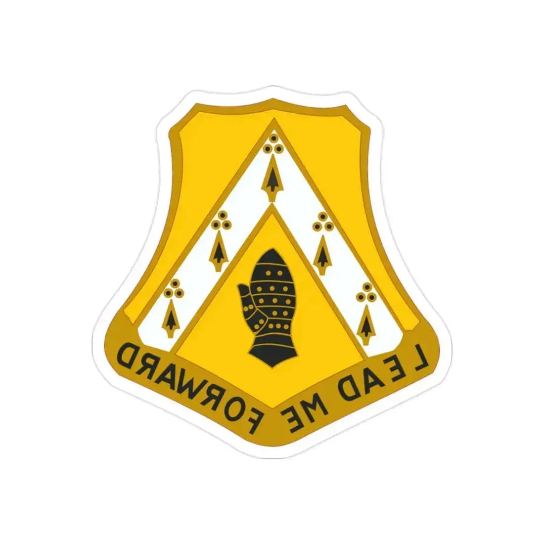 319 Cavalry Regiment (U.S. Army) REVERSE PRINT Transparent Die-Cut STICKER 2 Inch Die-Cut Transparent - The Sticker Space
