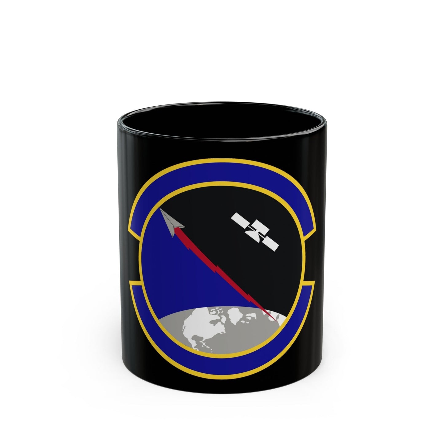 319 Combat Training Squadron USSF (U.S. Air Force) Black Coffee Mug-11oz-The Sticker Space