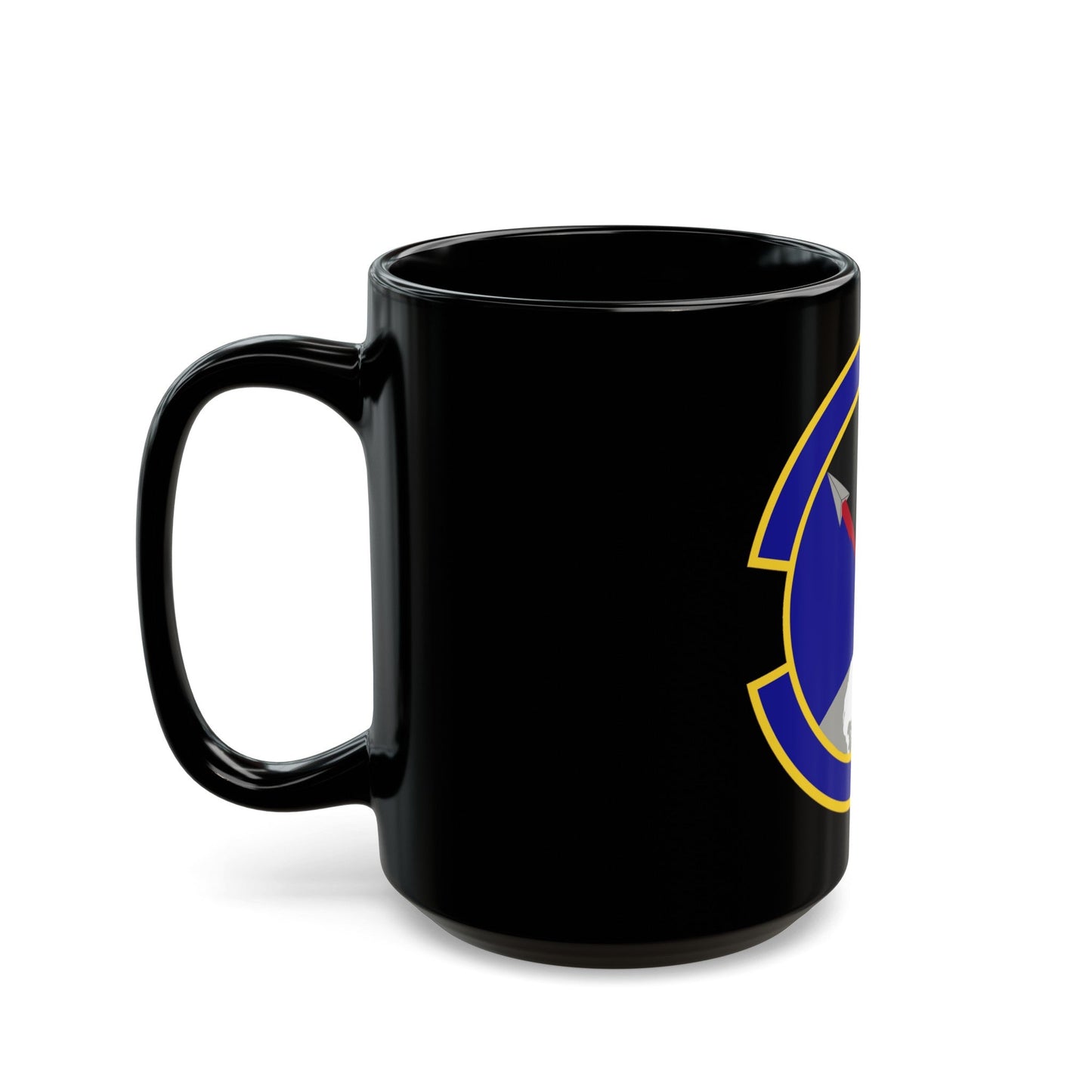 319 Combat Training Squadron USSF (U.S. Air Force) Black Coffee Mug-The Sticker Space