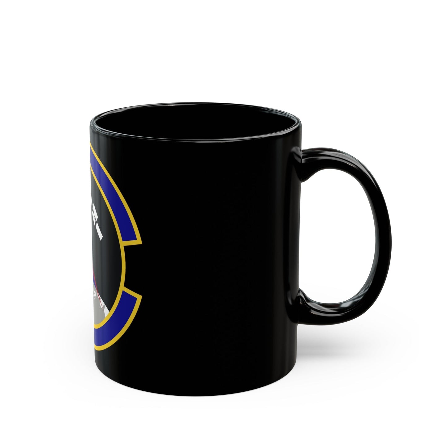 319 Combat Training Squadron USSF (U.S. Air Force) Black Coffee Mug-The Sticker Space