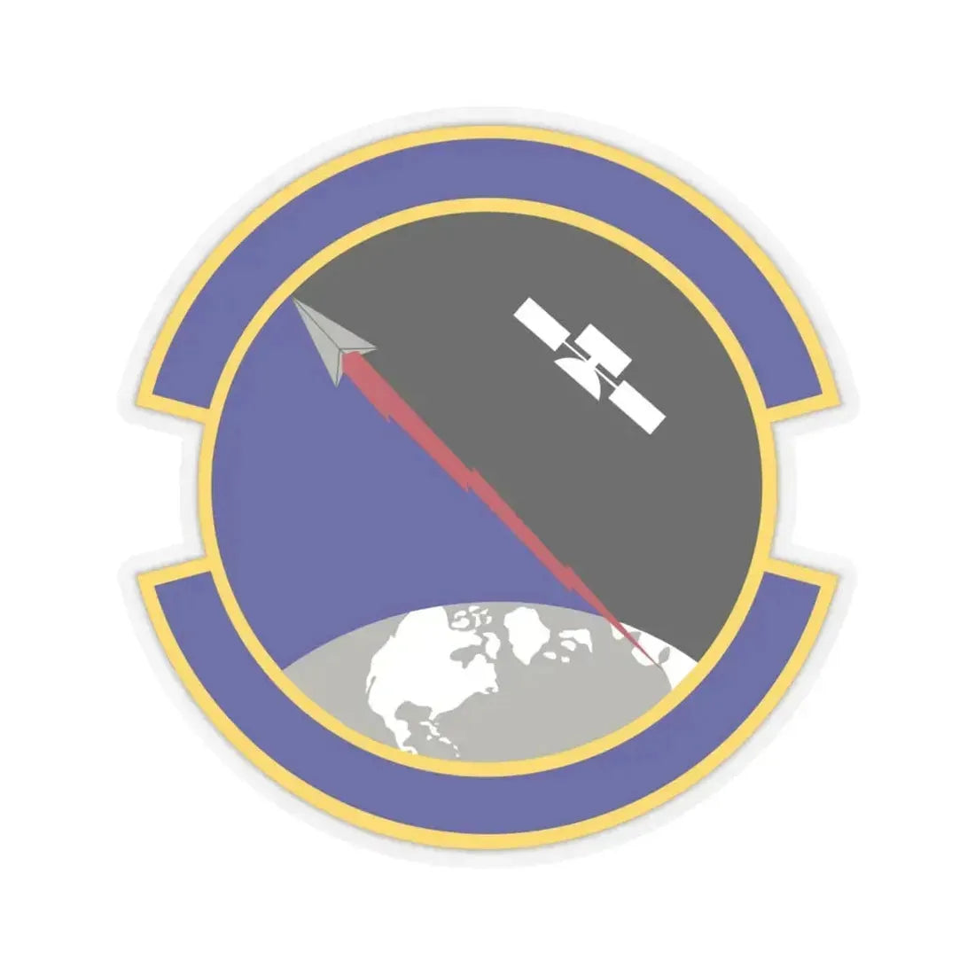 319 Combat Training Squadron USSF (U.S. Air Force) STICKER Vinyl Kiss-Cut Decal 6 Inch Transparent - The Sticker Space