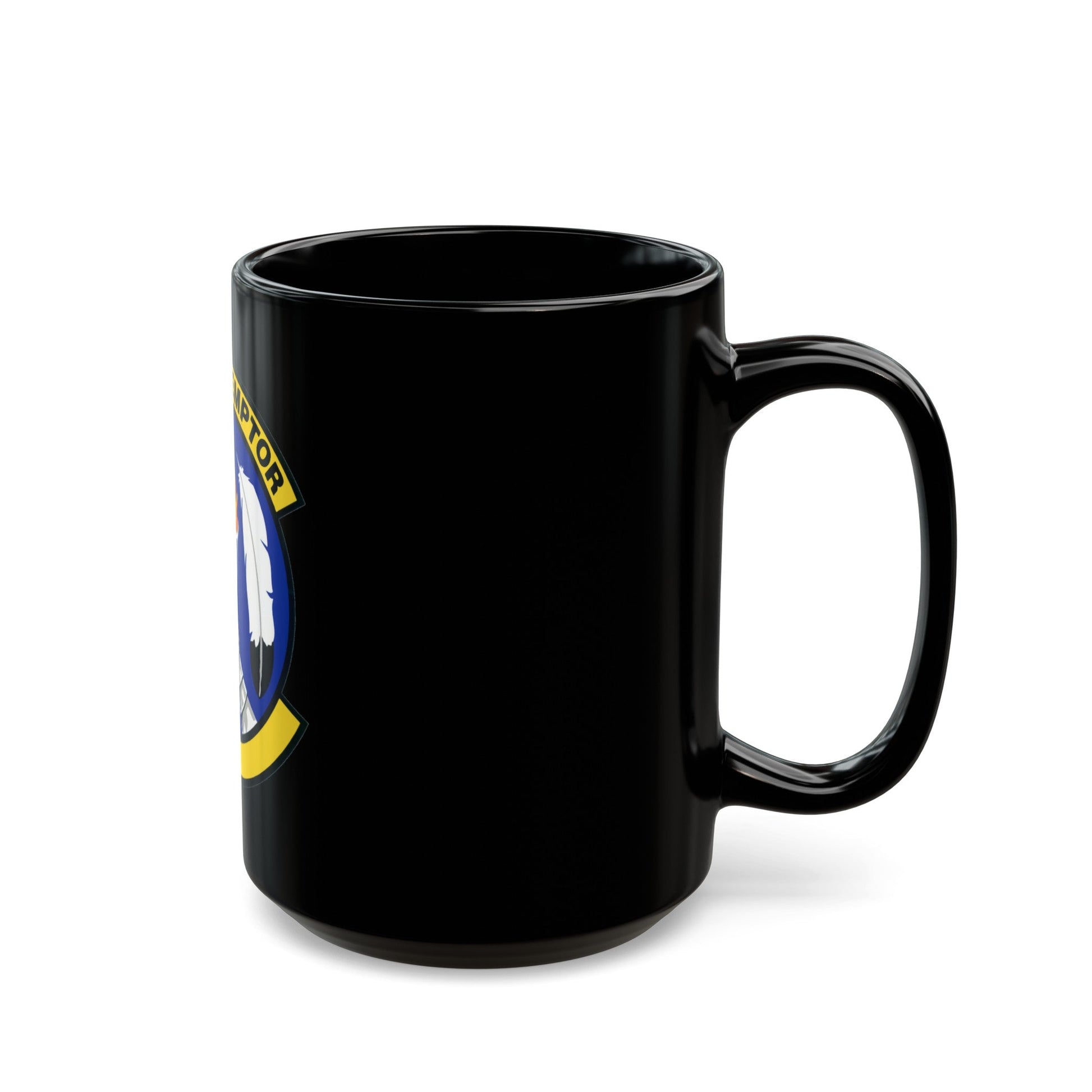 319 Contracting Squadron ACC (U.S. Air Force) Black Coffee Mug-The Sticker Space