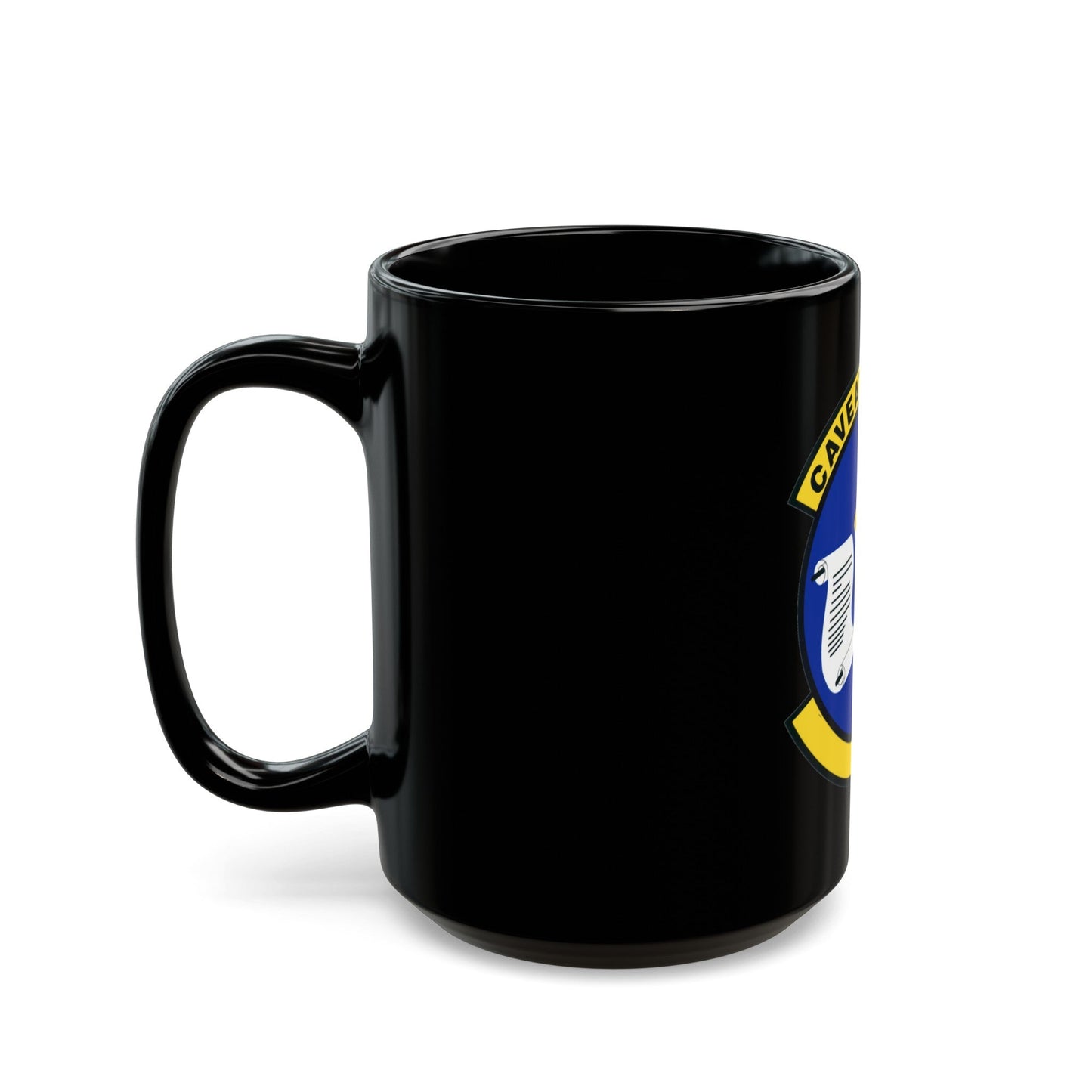 319 Contracting Squadron ACC (U.S. Air Force) Black Coffee Mug-The Sticker Space