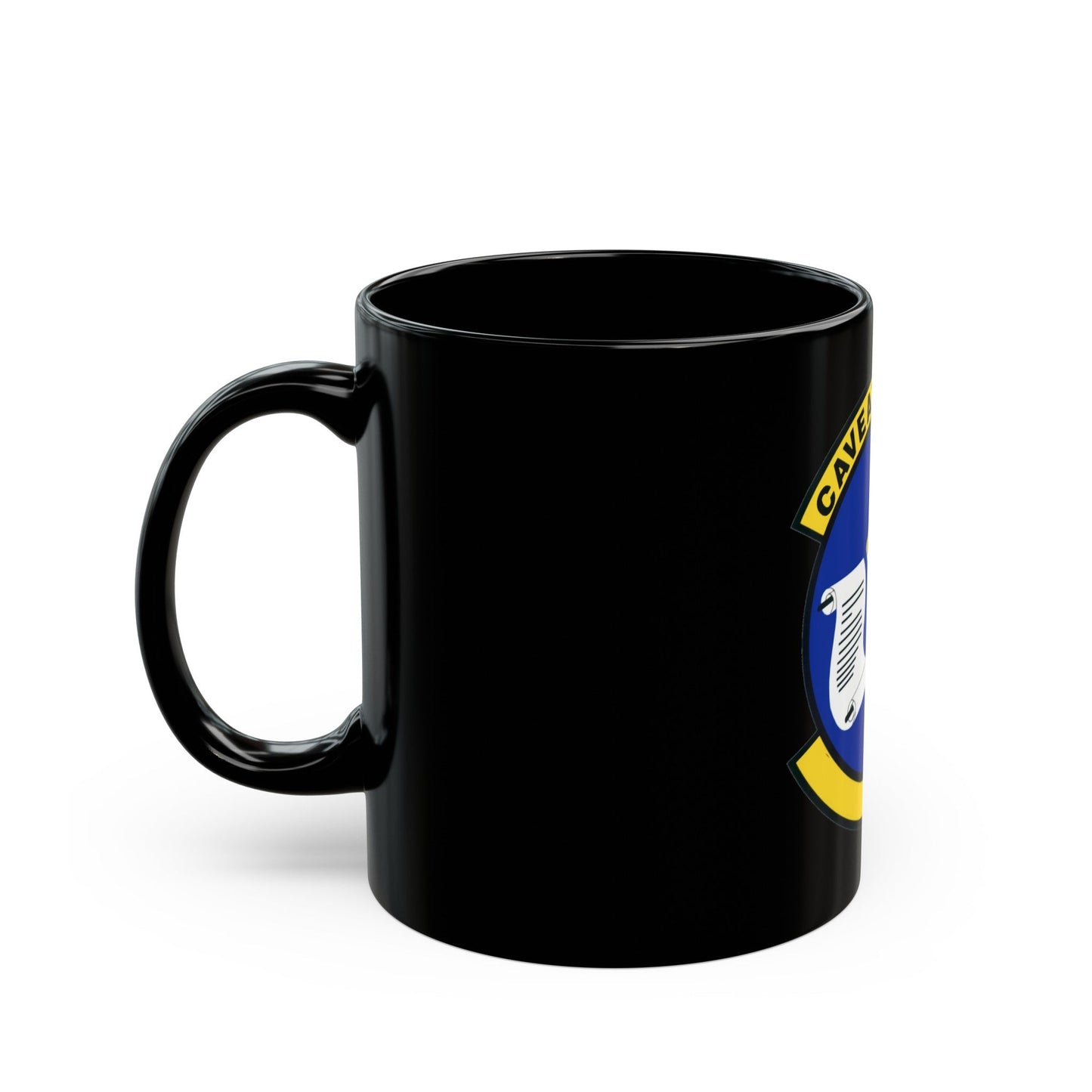 319 Contracting Squadron ACC (U.S. Air Force) Black Coffee Mug-The Sticker Space