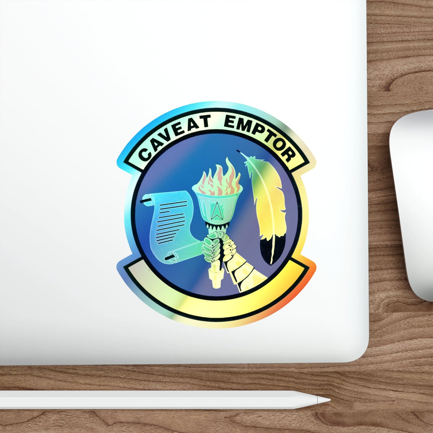 319 Contracting Squadron ACC (U.S. Air Force) Holographic STICKER Die-Cut Vinyl Decal-The Sticker Space