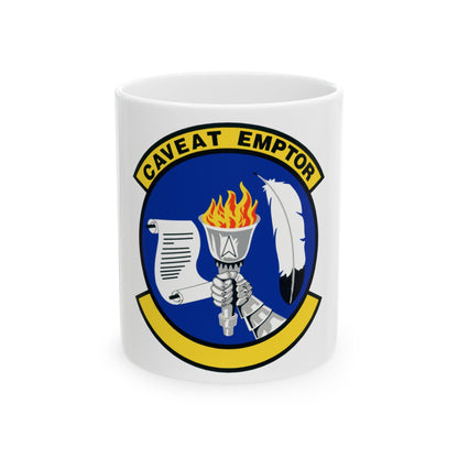 319 Contracting Squadron ACC (U.S. Air Force) White Coffee Mug-11oz-The Sticker Space