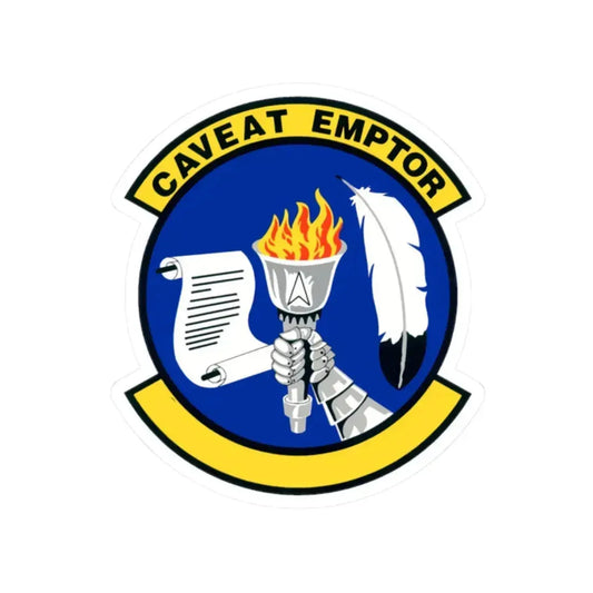 319 Contracting Squadron ACC (U.S. Air Force) STICKER Vinyl Kiss-Cut Decal 2 Inch White - The Sticker Space