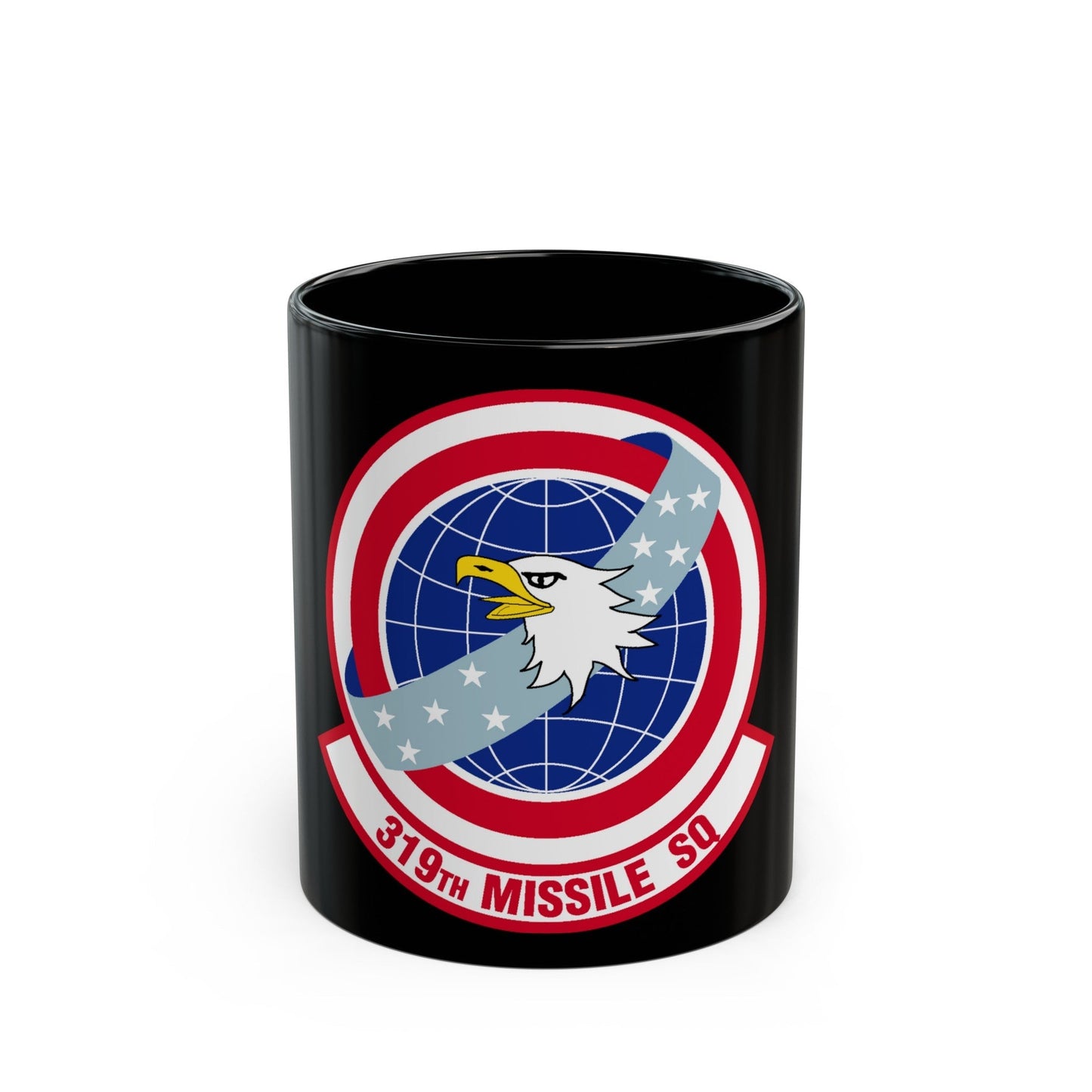 319 Missile Squadron AFGSC (U.S. Air Force) Black Coffee Mug-11oz-The Sticker Space