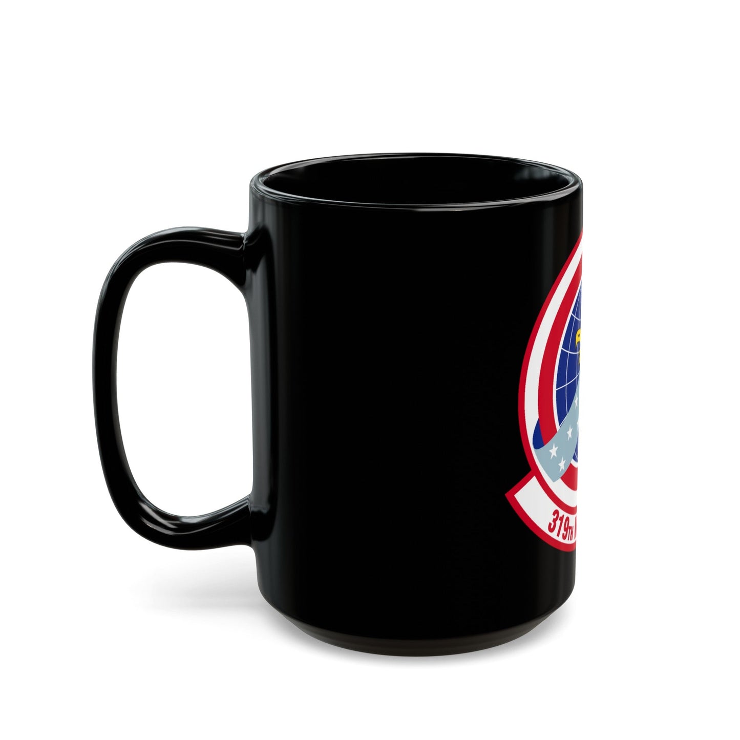 319 Missile Squadron AFGSC (U.S. Air Force) Black Coffee Mug-The Sticker Space