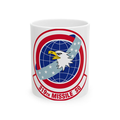 319 Missile Squadron AFGSC (U.S. Air Force) White Coffee Mug-11oz-The Sticker Space