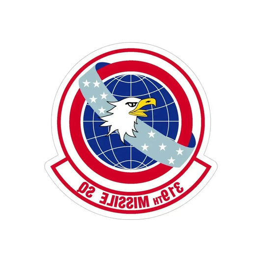 319 Missile Squadron AFGSC (U.S. Air Force) REVERSE PRINT Transparent Die-Cut STICKER 6 Inch Die-Cut Transparent - The Sticker Space