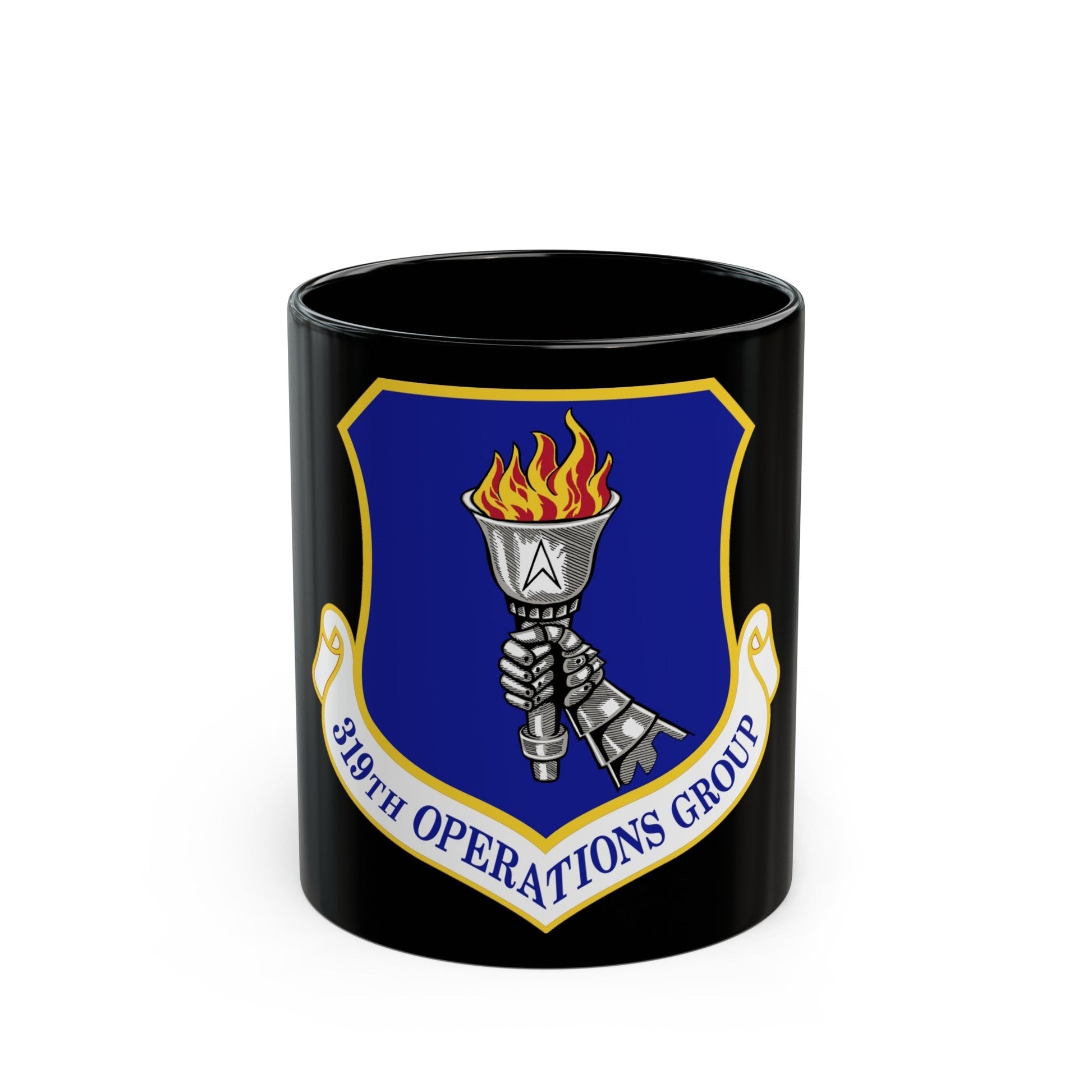 319 Operations Group ACC (U.S. Air Force) Black Coffee Mug-11oz-The Sticker Space