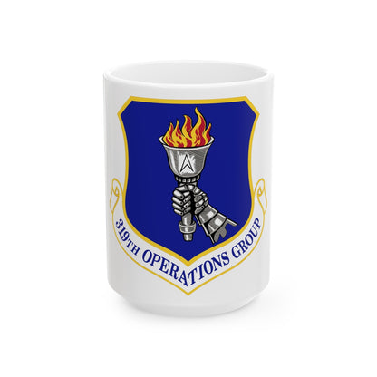 319 Operations Group ACC (U.S. Air Force) White Coffee Mug-15oz-The Sticker Space