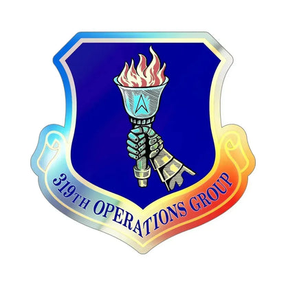 319 Operations Group ACC (U.S. Air Force) Holographic STICKER Die-Cut Vinyl Decal 6 Inch Holographic - The Sticker Space