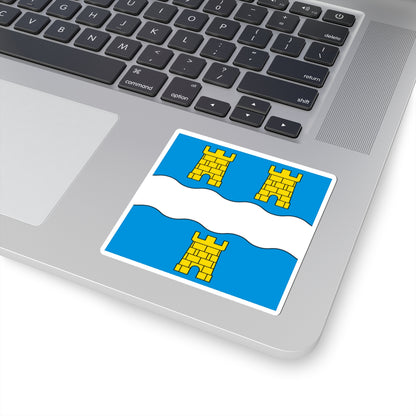 CHE Dardagny Flag (Switzerland) STICKER Vinyl Kiss-Cut Decal