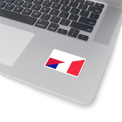 Flag of Poland and France (France) STICKER Vinyl Kiss-Cut Decal